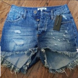 ONE by oneteaspoon high waist shorts